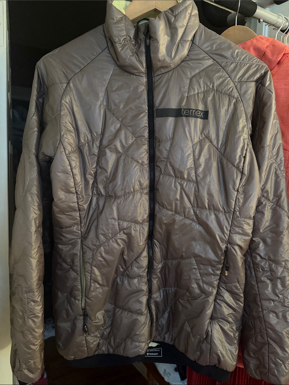 Adidas Terrex Insulated Puffer Jacket - Taupe